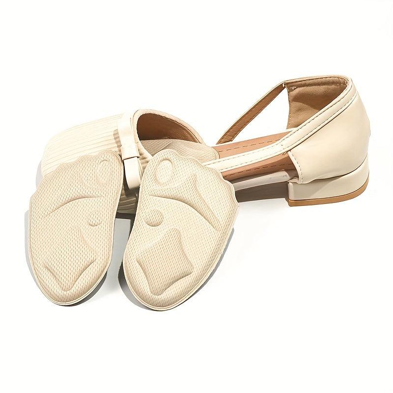 Half Size Insole Forefoot Anti-pain Leather Shoes Pad