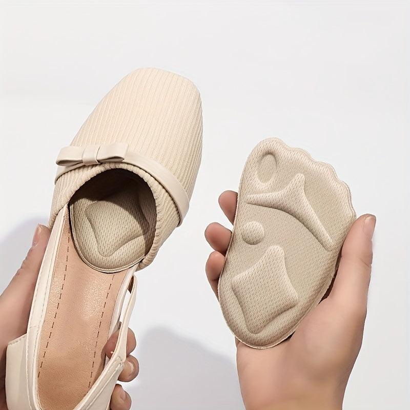 Half Size Insole Forefoot Anti-pain Leather Shoes Pad