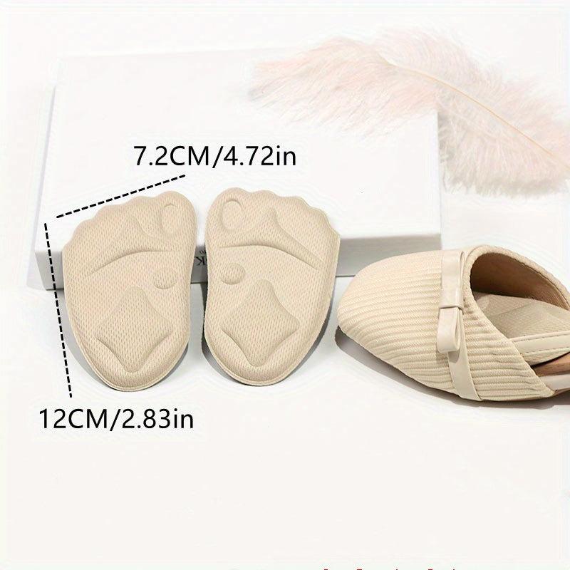 Half Size Insole Forefoot Anti-pain Leather Shoes Pad