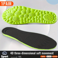 Latex Sport Insoles Breathable Deodorant Cushion Arch Support Insole Men