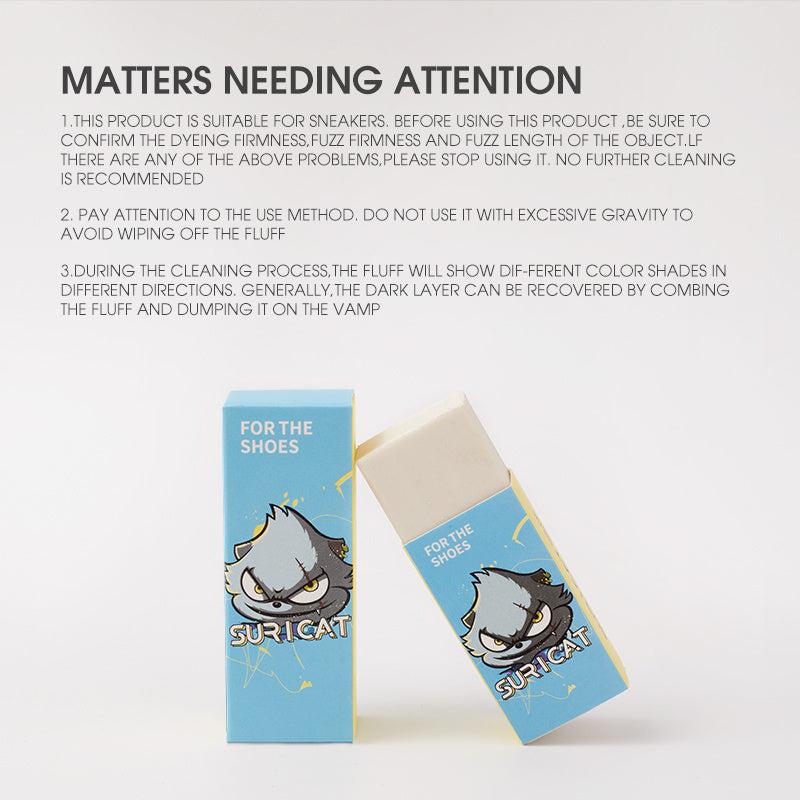 Rectangular Suede Shoe Eraser