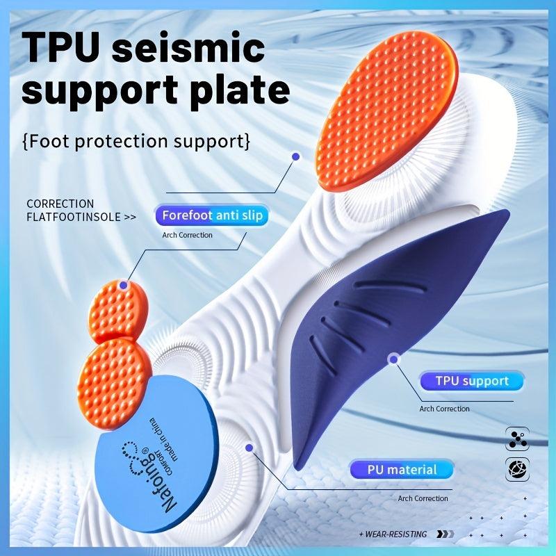 Sport Insoles Shock Absorption Deodorant Cushion Running Insoles Men & Women