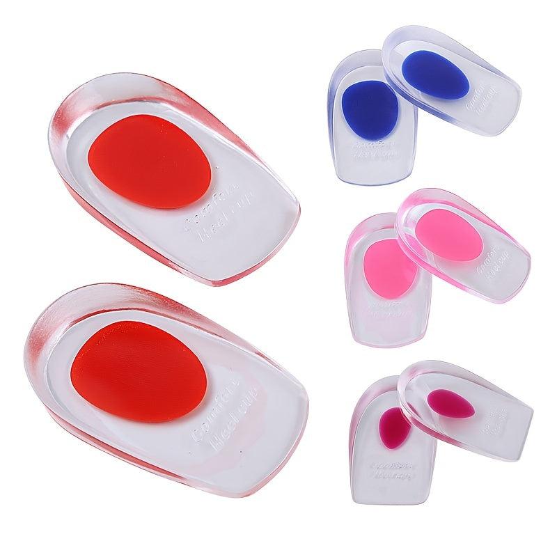 Silicone Gel Insoles Heel Spurs Pain Relief Foot Cushion Foot Massager