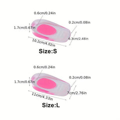 Silicone Gel Insoles Heel Spurs Pain Relief Foot Cushion Foot Massager