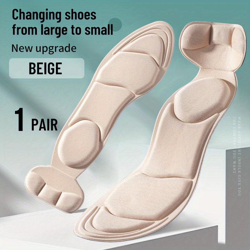 Memory Foam 5D Sport Insoles for Shoes Women Men Breathable Cushion