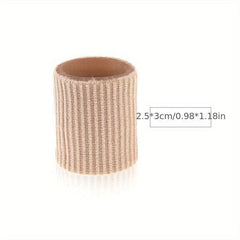 Fiber Gel Toe Finger Covers Anti Abrasion Pain Relief Overlapping Toe Covers
