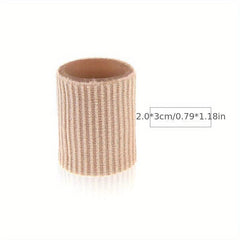 Fiber Gel Toe Finger Covers Anti Abrasion Pain Relief Overlapping Toe Covers