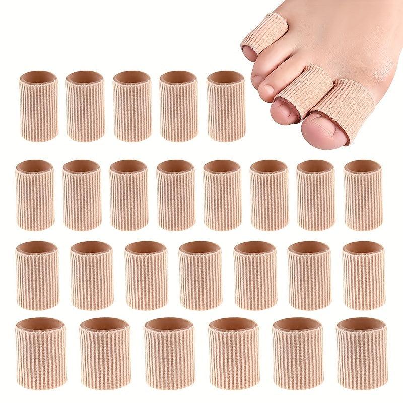 Fiber Gel Toe Finger Covers Anti Abrasion Pain Relief Overlapping Toe Covers