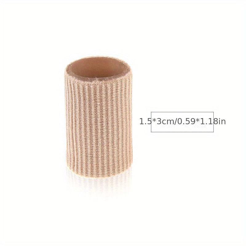 Fiber Gel Toe Finger Covers Anti Abrasion Pain Relief Overlapping Toe Covers