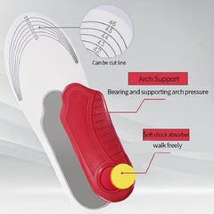 Orthotic High Arch Support Insoles Gel Pad 3D Arch Support Flat Feet