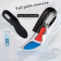 Silicone Arch Support Insoles for Women Men Sneakers Boots