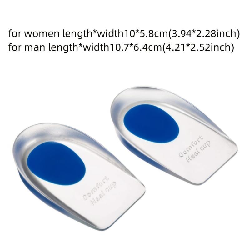 Soft Silicone Insoles For Pain Relief Foot Cushion Shoe Pads