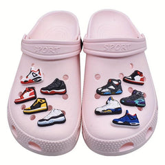 12PCS AJ Shoes Charms for Shoes, Sandals, Slides - Teen Boys/Girls
