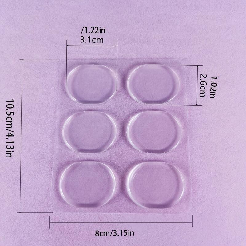 6pcs Silicone Insoles Anti wear Foot Gel Insoles