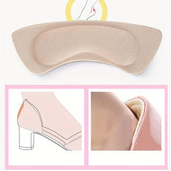 2pcs Heel Pads Heel Clip Liners Self Adhesive Insoles Foot Care Protectors