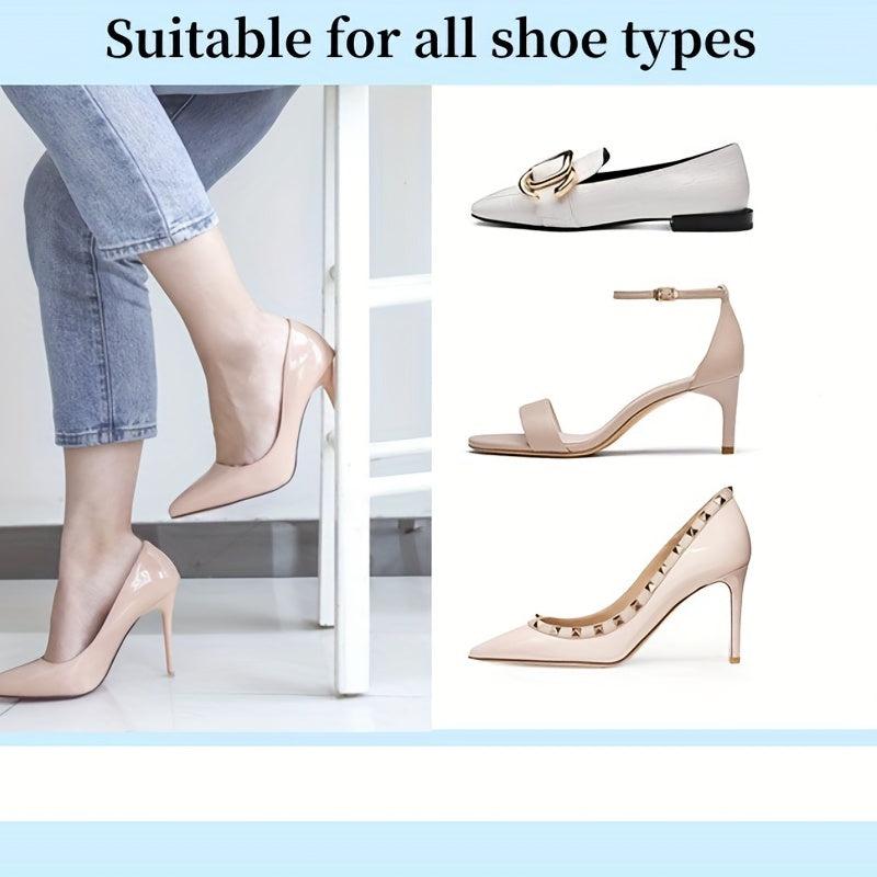 2pcs Heel Pads Heel Clip Liners Self Adhesive Insoles Foot Care Protectors