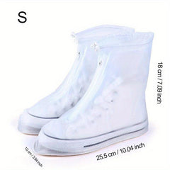1 Pair Waterproof Rain Boot Covers Non-slip Reusable Foldable