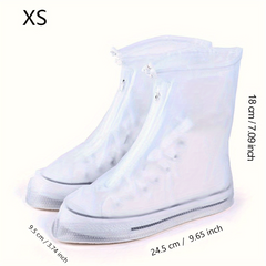 1 Pair Waterproof Rain Boot Covers Non-slip Reusable Foldable