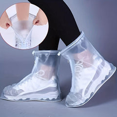 1 Pair Waterproof Rain Boot Covers Non-slip Reusable Foldable