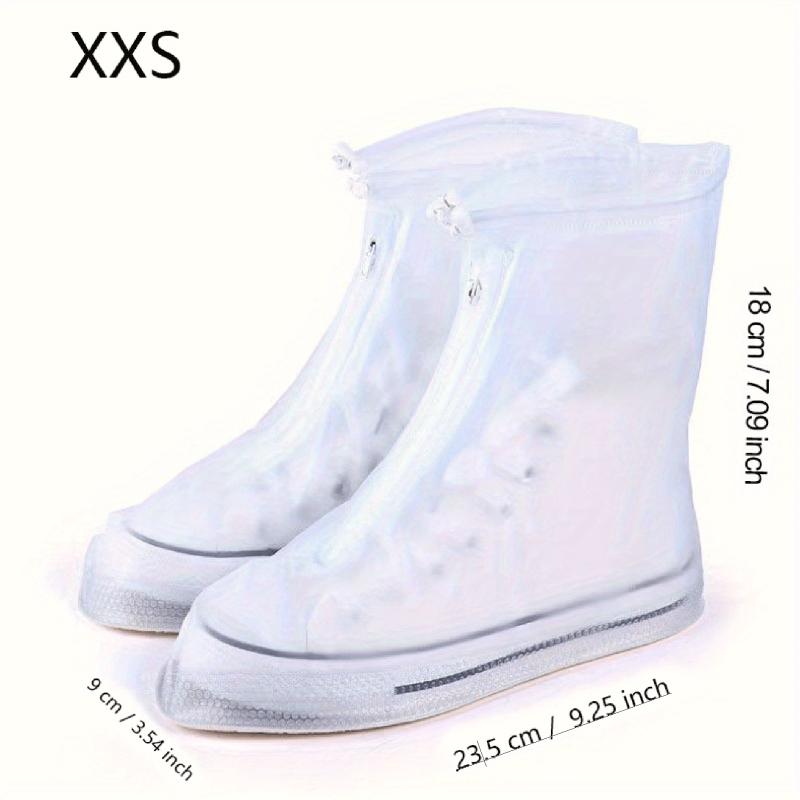1 Pair Waterproof Rain Boot Covers Non-slip Reusable Foldable