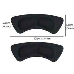 Soft 4D Sponge Heel Patch Reduces Sliding & Abrasion Resistance, Invisible Heel