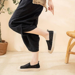 Sequins Decor Loafers Slip On Outdoor Shoes