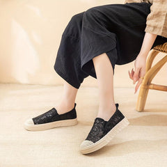 Sequins Decor Loafers Slip On Outdoor Shoes