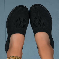 Women's Mesh Slip-On Casual Sneakers Lightweight Walking Shoes