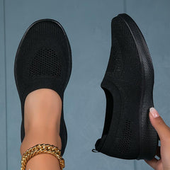 Women's Mesh Slip-On Casual Sneakers Lightweight Walking Shoes