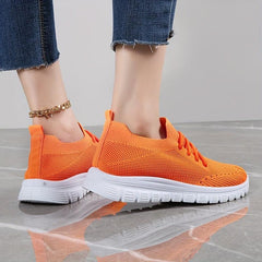 Women's Mesh Breathable Tennis Sports Shoes Lightweight Running Shoes