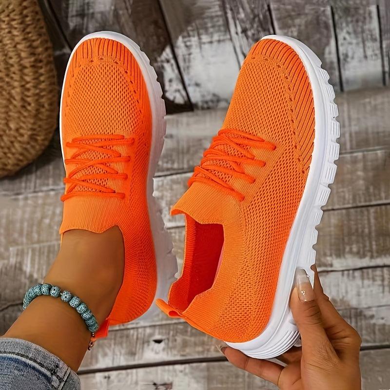 Women's Mesh Breathable Tennis Sports Shoes Lightweight Running Shoes