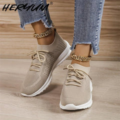 Women's Lightweight Running Shoes Outdoor Mesh Sneakers