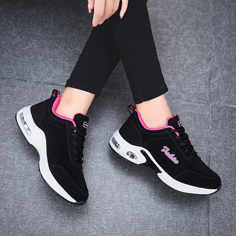 Women's Waterproof Non slip Sneakers Lace Up Running Shoes
