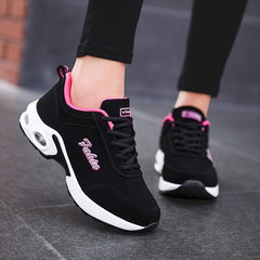 Women's Waterproof Non slip Sneakers Lace Up Running Shoes
