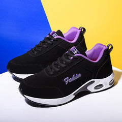 Women's Waterproof Non slip Sneakers Lace Up Running Shoes
