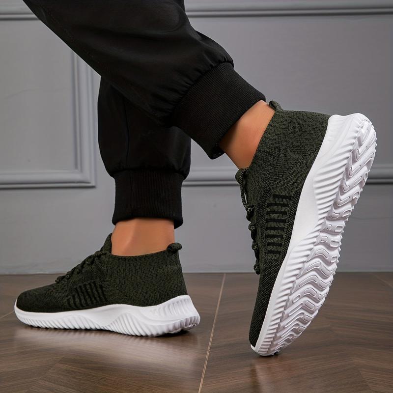 Women's Lace Up Breathable Running Shoes Soft Sole Mesh Sneakers