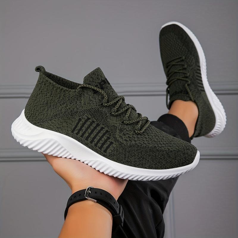 Women's Lace Up Breathable Running Shoes Soft Sole Mesh Sneakers