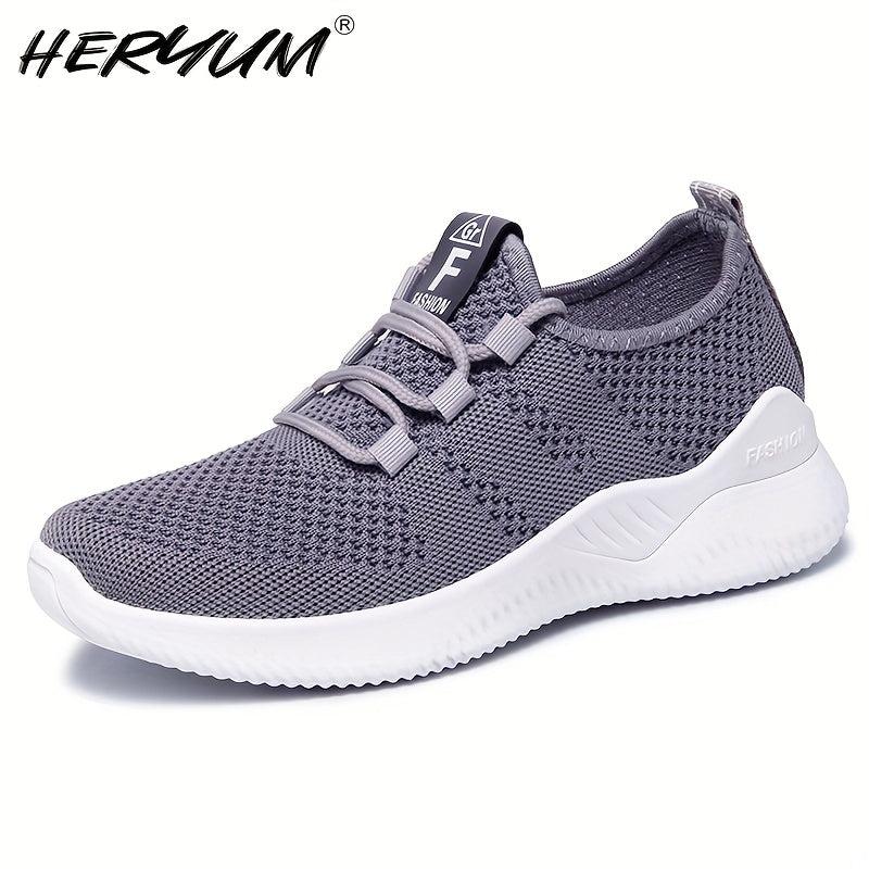 Women's Breathable Soft Sole Running Shoes Lace up Casual Sneakers