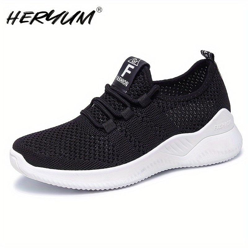 Women's Breathable Soft Sole Running Shoes Lace up Casual Sneakers