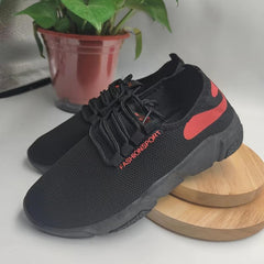 Breathable Lace-Up Running Shoes Lightweight Comfortable Sneakers