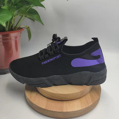 Breathable Lace-Up Running Shoes Lightweight Comfortable Sneakers