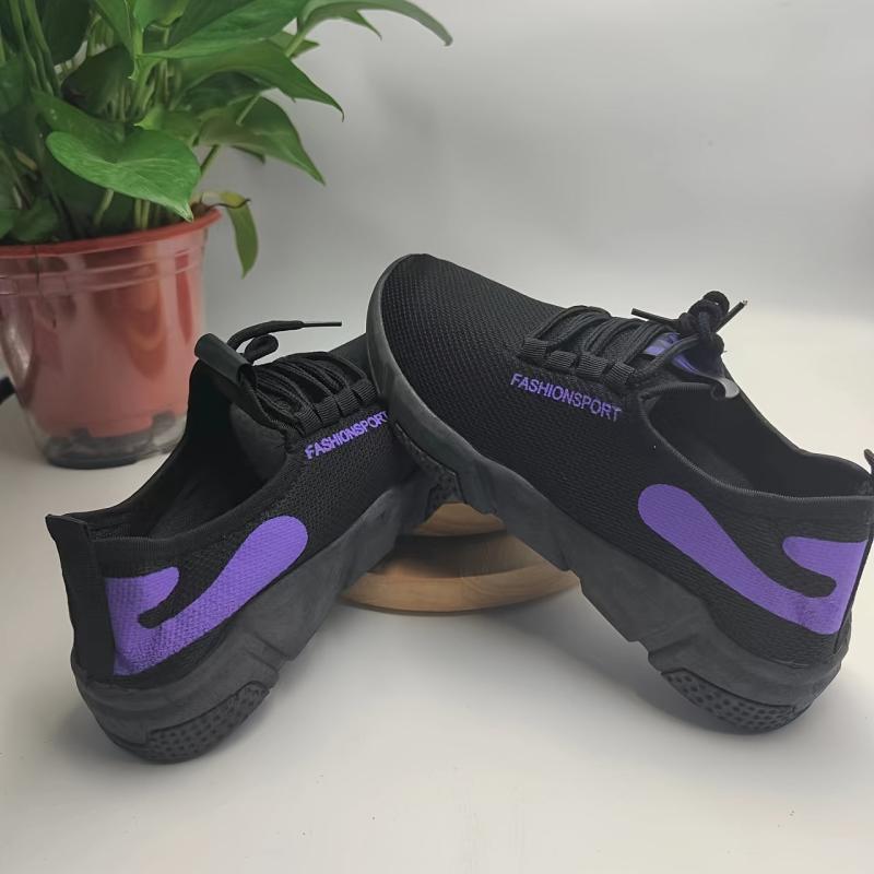Breathable Lace-Up Running Shoes Lightweight Comfortable Sneakers