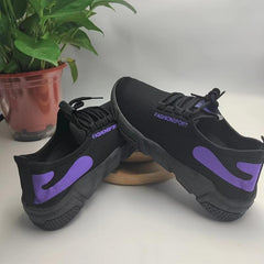 Breathable Lace-Up Running Shoes Lightweight Comfortable Sneakers