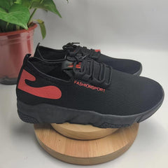 Breathable Lace-Up Running Shoes Lightweight Comfortable Sneakers