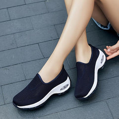 Women's Air Cushion Walking Shoes Comfort Platform Sneakers