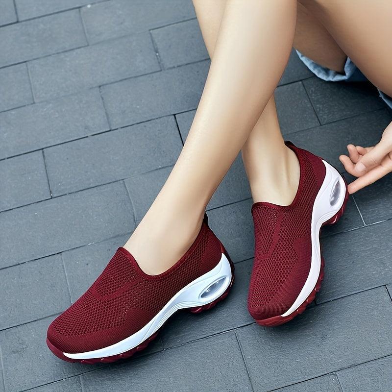 Women's Air Cushion Walking Shoes Comfort Platform Sneakers