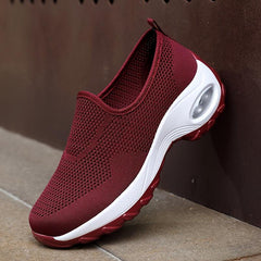 Women's Air Cushion Walking Shoes Comfort Platform Sneakers