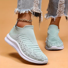 Women's Casual Mesh Tennis Sports Shoes Lightweight Non slip Walking Shoes