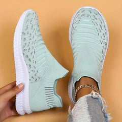 Women's Casual Mesh Tennis Sports Shoes Lightweight Non slip Walking Shoes
