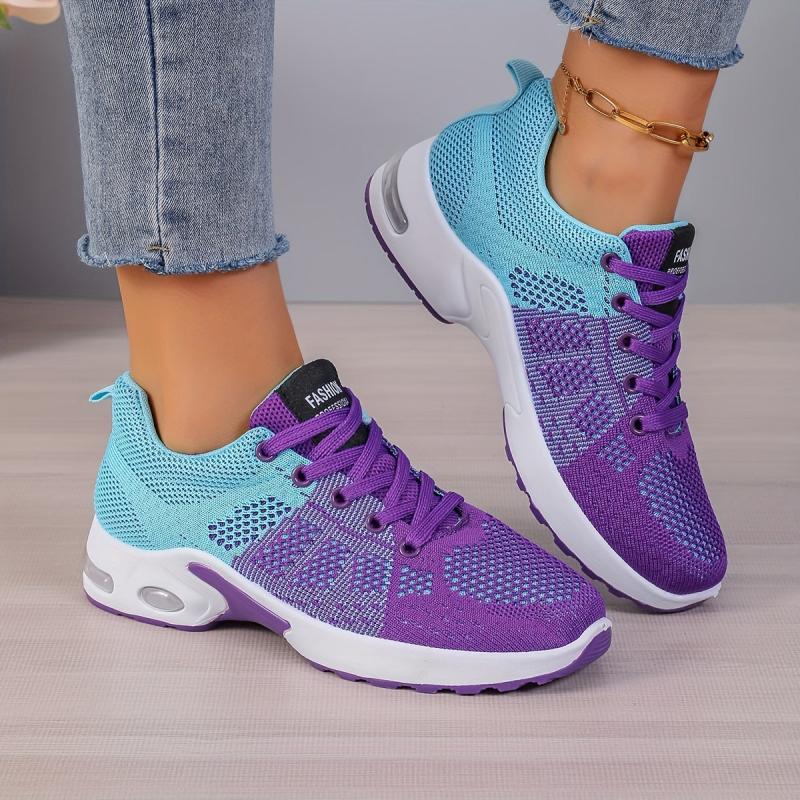 Women's Gradient Outdoor Sneakers Breathable Lightweight Running Shoes